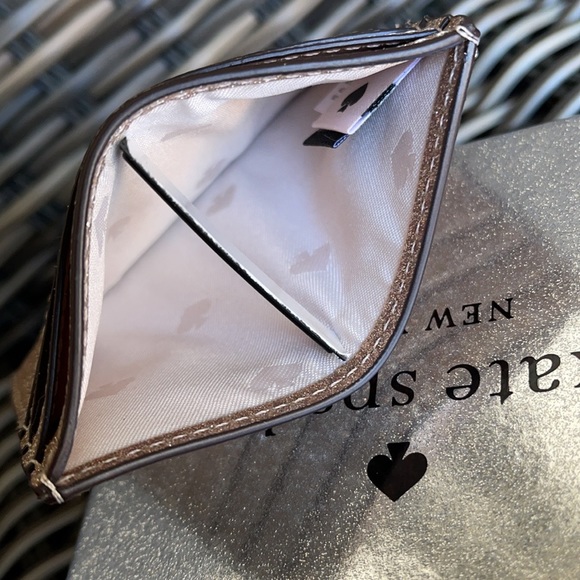 Kate Spade Shimmy Glitter Boxed Small Card Holder - Picture 10 of 16